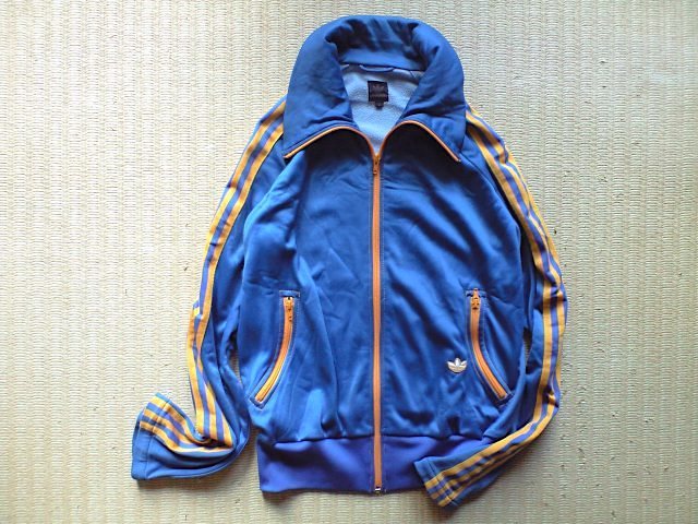 即決 adidas originals 70s 復刻 曲がりポケット ジャージ 青 x 即決 adidas originals 70s 復刻 曲がりポケット ジャージ 青 x