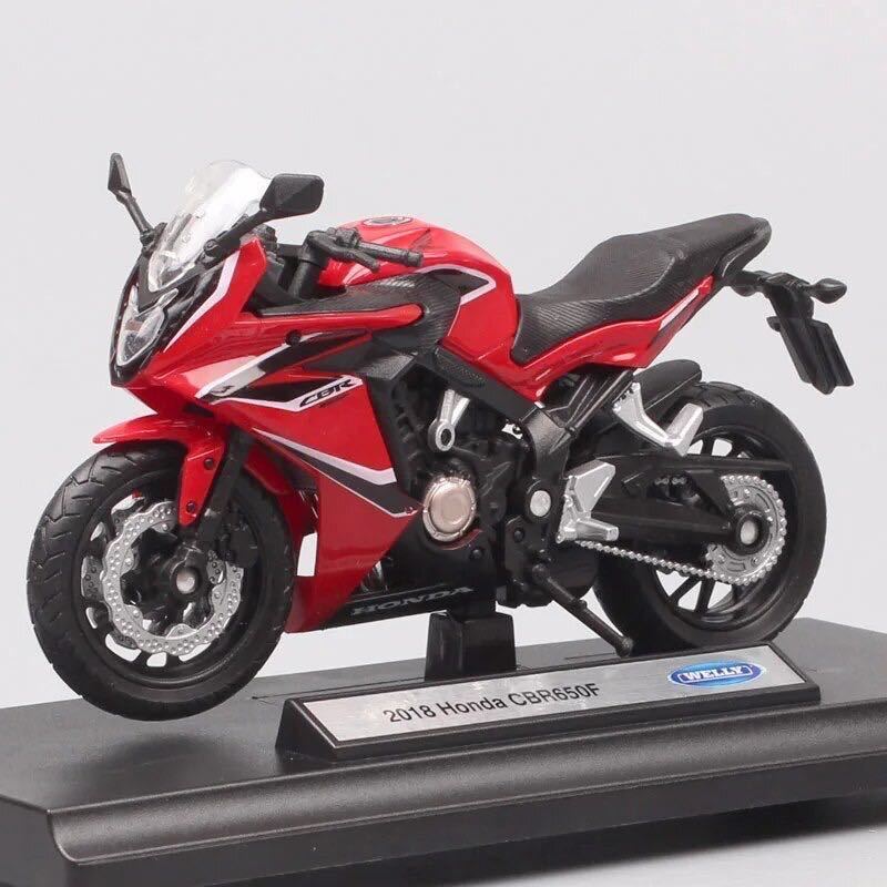 完成品■コレクション■HONDA CBR650F ミニカー 合金 おもちゃ 1/18 スケール ミニチュア オートバイ プラスチック 音/光/可動式_画像7