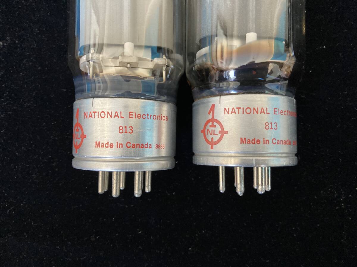 真空管 813 / NATIONAL Electronics / 2本セット 元箱付 matched 真空管 813 / NATIONAL Electronics / 2本セット 元箱付 matched