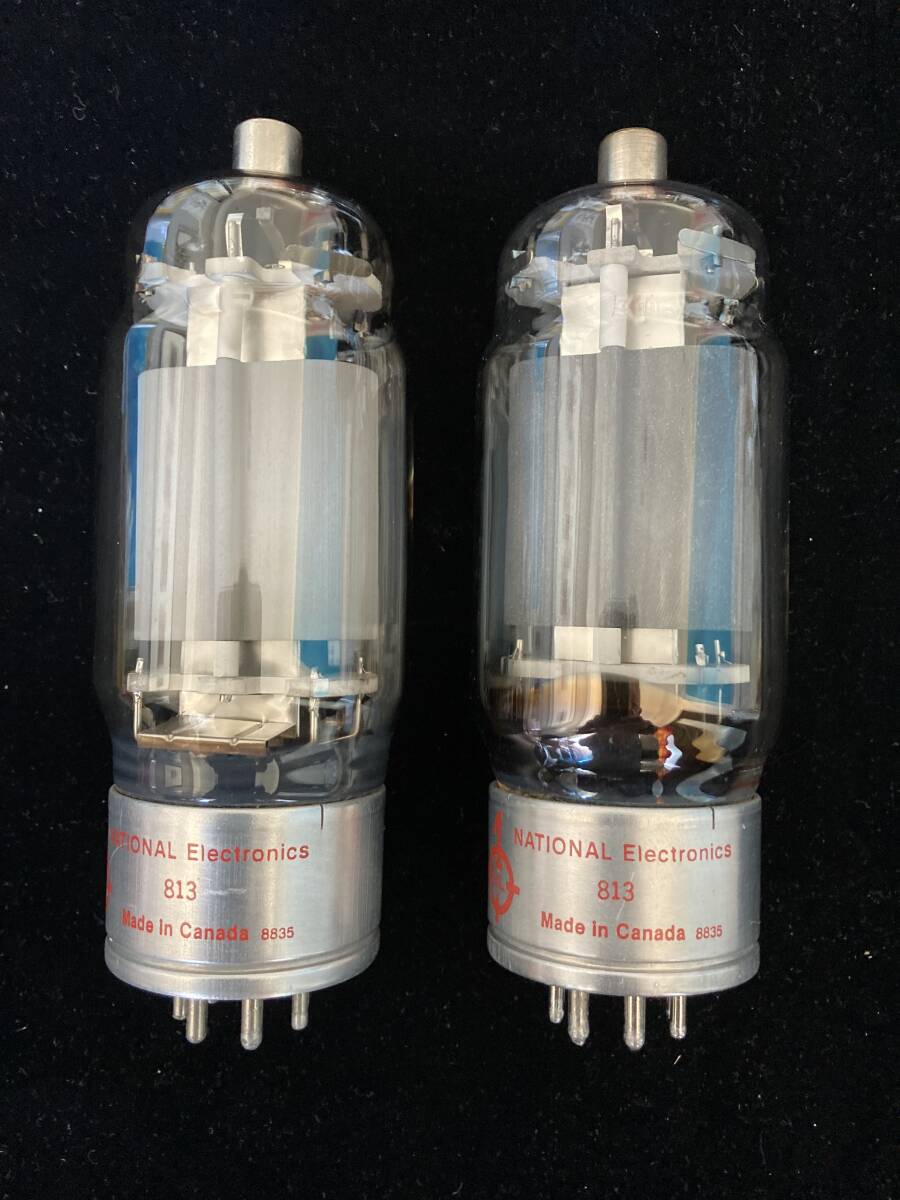 真空管 813 / NATIONAL Electronics / 2本セット 元箱付 matched 真空管 813 / NATIONAL Electronics / 2本セット 元箱付 matched