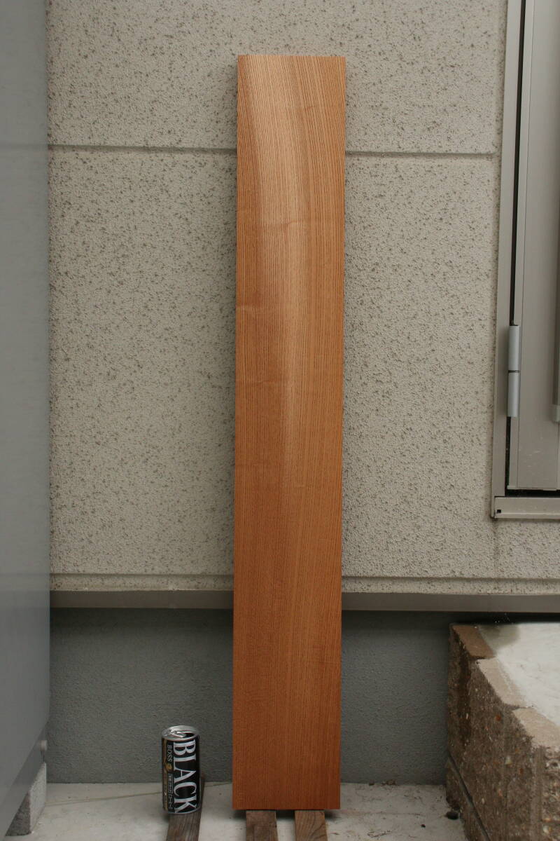 欅 けやき ケヤキ 無垢材 柾目材 棚板 彫刻材 長さ103.3cm 幅14.8cm 厚み2.4cmの画像6