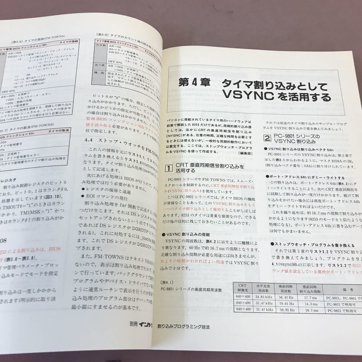 E61-178 別冊インターフェース 割り込みプログラミング技法 中島信行 1995年6月1日発行 CQ出版社 フロッピ・ディスク付属_画像3