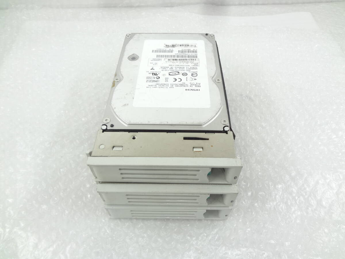 *HITACHI 3.5 -inch HDD HUS154530VLS300 SAS 300GB mounter - attaching 3 piece set * operation goods 