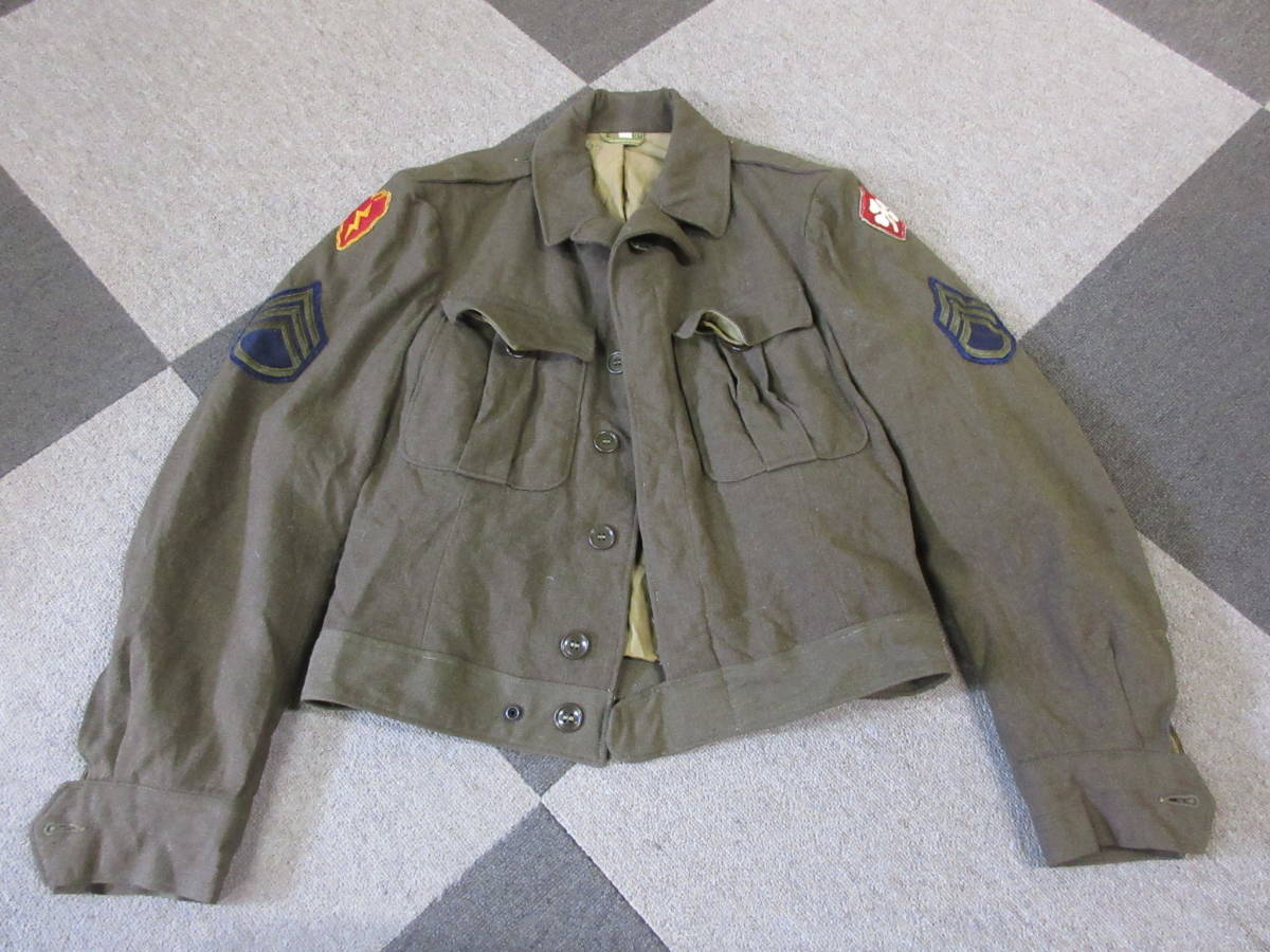 1946年 U.S.ARMY アイクジャケット 36L Jackets Wool O.D ヴィンテージ ミリタリー アイゼンハワー 40s IKE アーミー_画像1