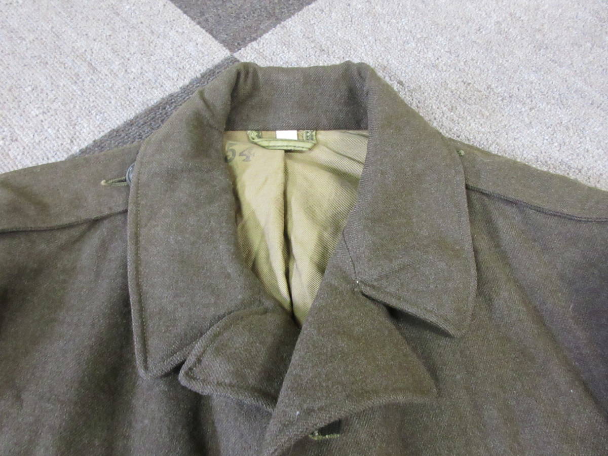 1946年 U.S.ARMY アイクジャケット 36L Jackets Wool O.D ヴィンテージ ミリタリー アイゼンハワー 40s IKE アーミー_画像3