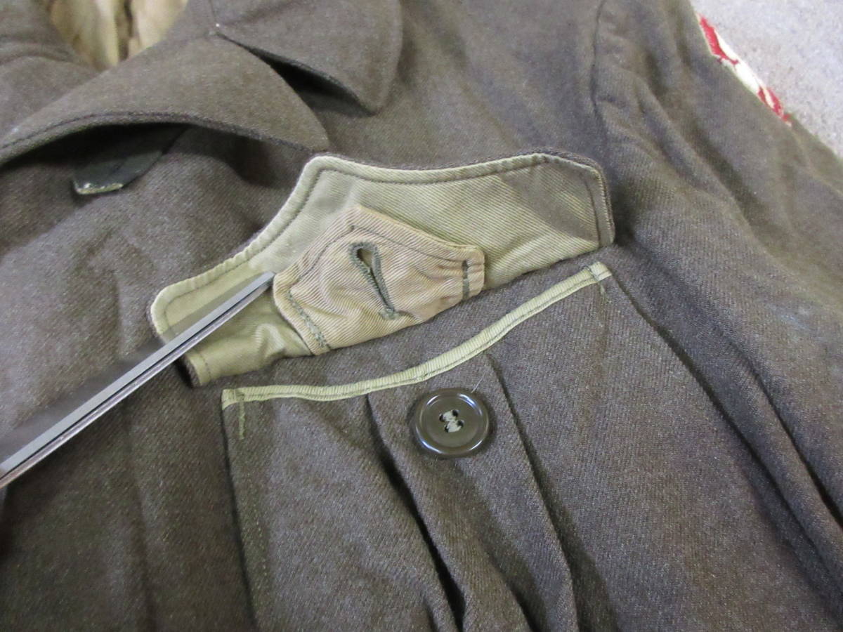 1946年 U.S.ARMY アイクジャケット 36L Jackets Wool O.D ヴィンテージ ミリタリー アイゼンハワー 40s IKE アーミー_画像6