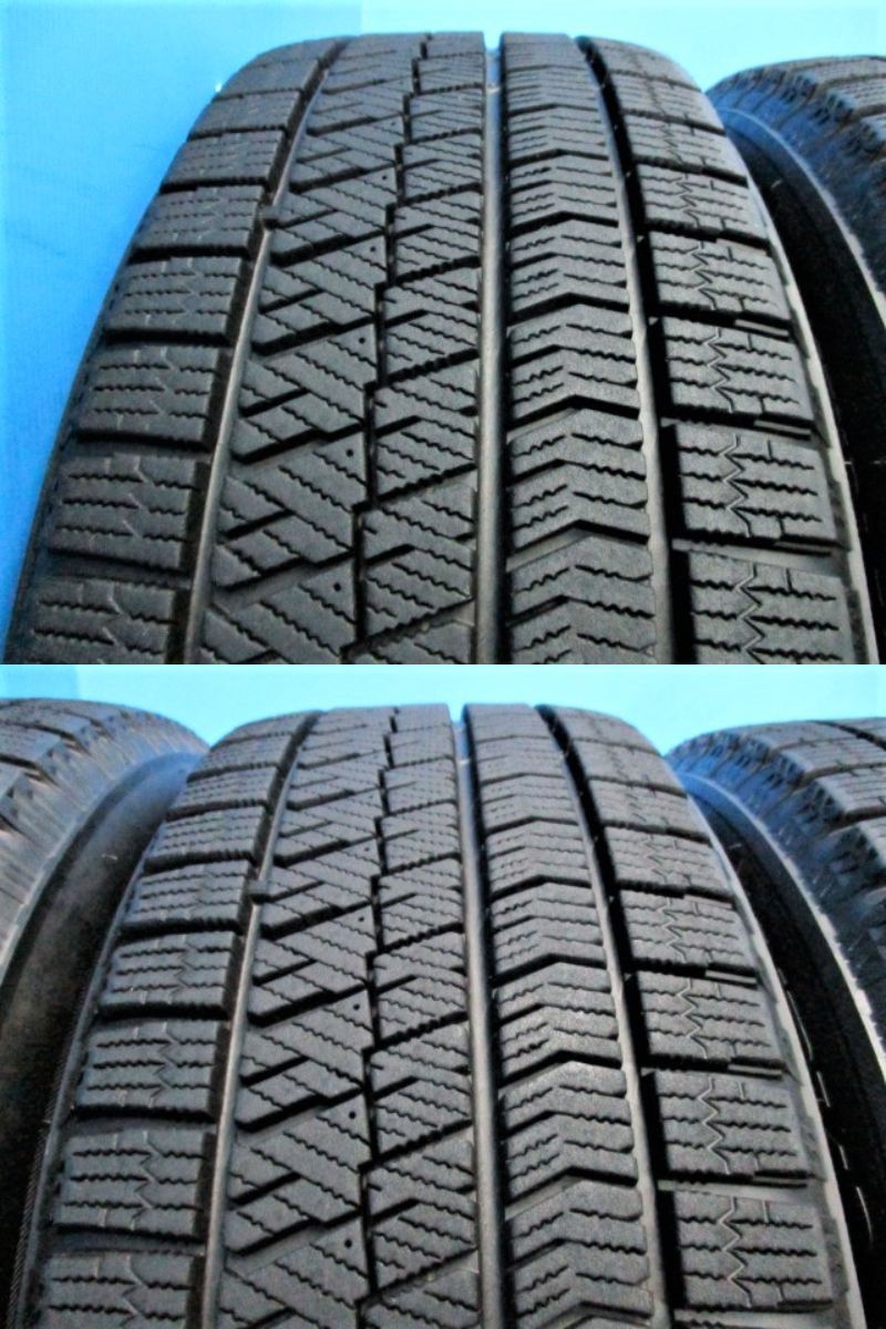 A88 スタッドレス 205/60R16 92Q BS ブリザック VRX2 AGA Welt ヴェルト 7J +31 5H 120 ハブ径 72.6ｍｍ シルバー セット BMW F30 F31 _画像6