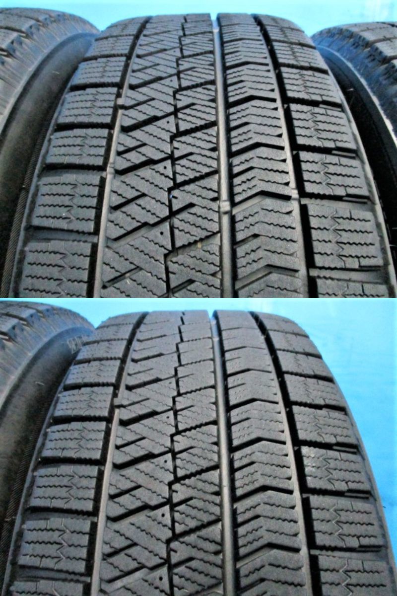 A88 スタッドレス 205/60R16 92Q BS ブリザック VRX2 AGA Welt ヴェルト 7J +31 5H 120 ハブ径 72.6ｍｍ シルバー セット BMW F30 F31 _画像7