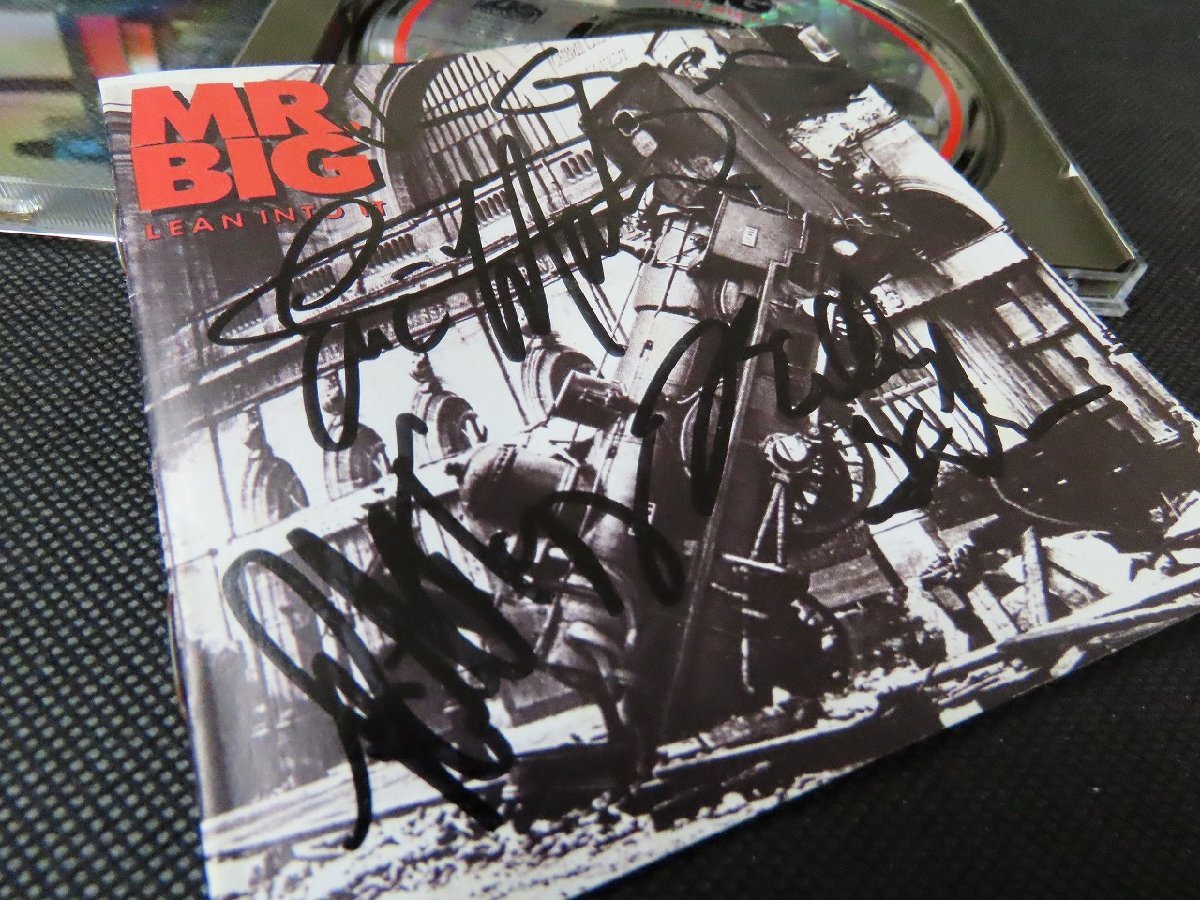 ※◇P186/直筆サイン入りCD/【 ミスター・ビッグ リーン・イントゥ・イット】MR. BIG/LEAN INTO IT/1円～_画像3