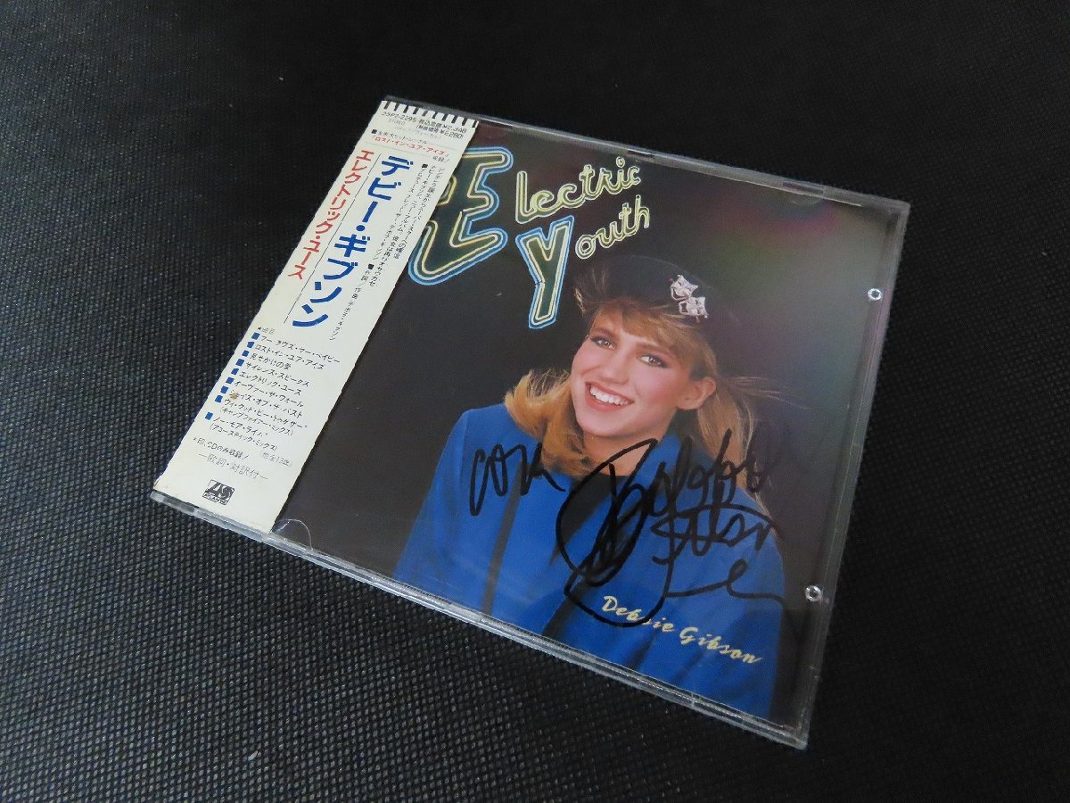 ※◇P120/直筆サイン入りCD【 デビー・ギブソン　エレクトリック・ユース 】Debbie Gibson/Electric Youth/1円～_画像1