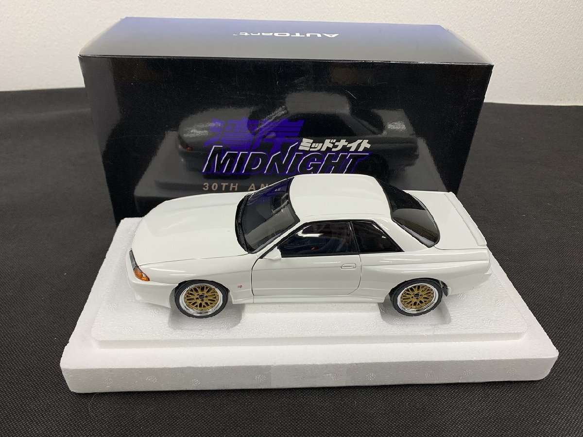 ○Y109/AUTO art./NISSAN SKYLINE GT-R (R32) 湾岸ミッドナイト Reina Late Ver. 30TH ANNIVERSARY 1：18 /日産/WANGAN MIDNIGHT/1円～_画像1