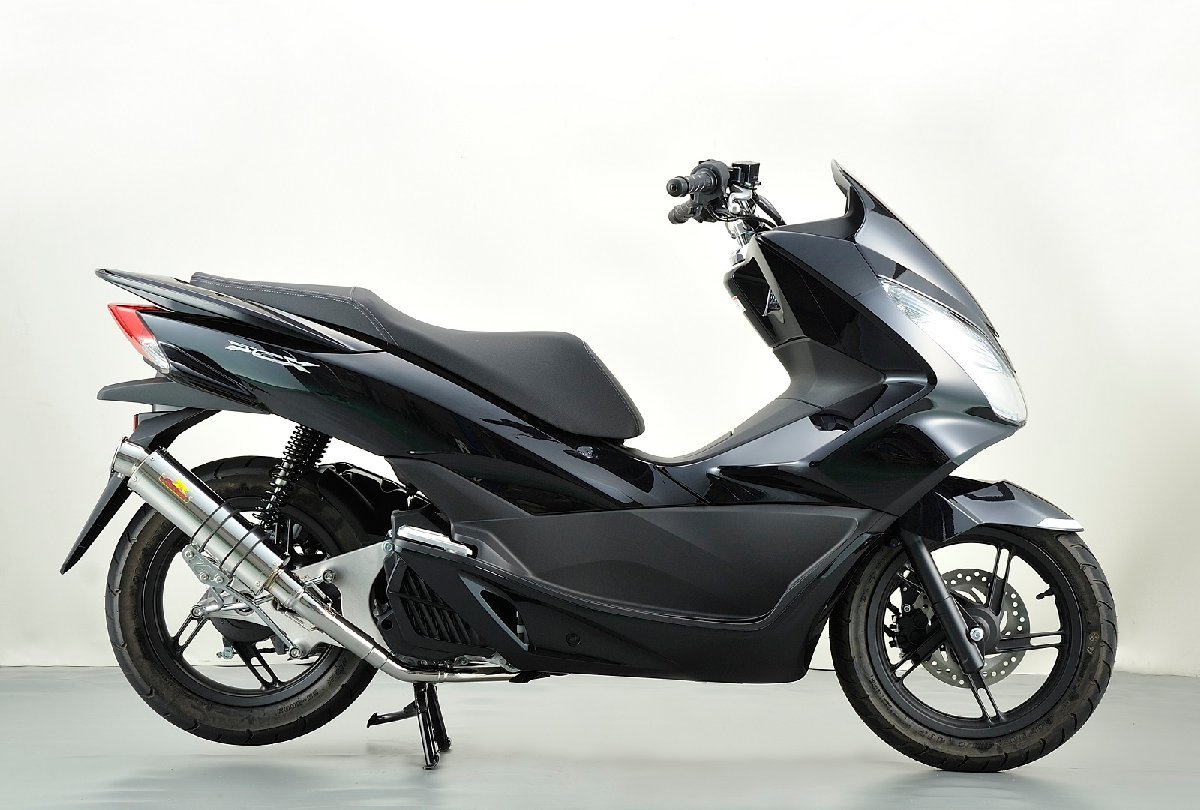 Realize PCX125 PCX150esp バイクマフラー EBJ-JF56 EBJ-JF28後期モデル JBK-KF12 JBK-KF18 ブリンク ステンレス マフラー V-329-011-00