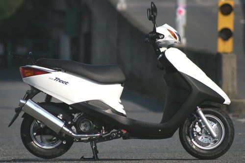 Realize ヤマハ アクシストリート EBJ-SE53J/XC125E 2009年～2015年モデル対応 バイクマフラー フルブースト SUS ステンレス V-319-008-00