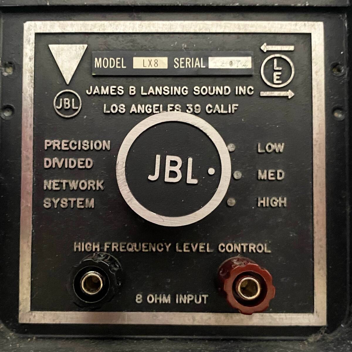 Vintage JBL LX8 8Ω ネットワーク レストア済み LE14 LE20 組み合わせ用 C53 Libra ランサー Lancer 99、101 C56 KA2_画像4