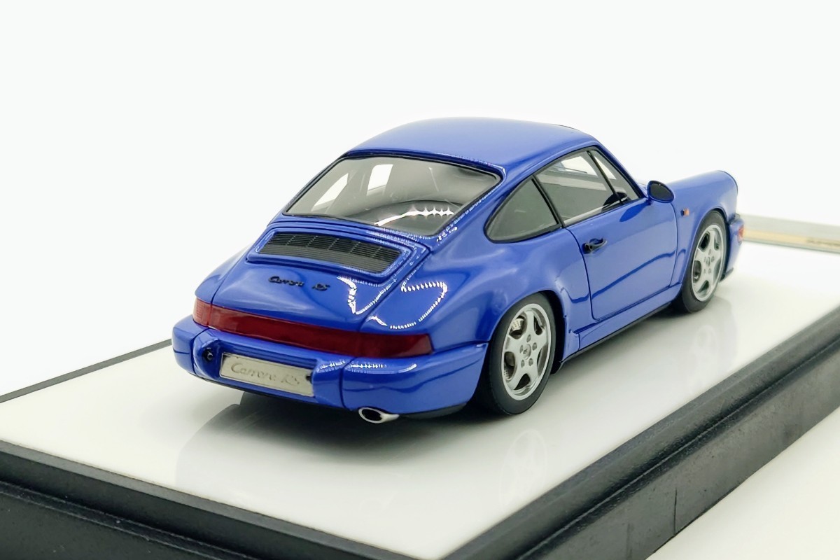 ★☆美品 make up vison 1/43 VM 139B Porsche 911(964) Carrera RS Club Sport 1992 Maritime Blue ポルシェ カレラ クラブスポーツ★☆_画像3