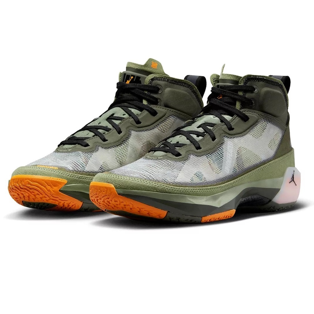 ☆NIKE UNDEFEATED AIR JORDAN XXXVII SP カモ 25.5cm ナイキ アンディフィーテッド エア ジョーダン 37 スペシャル CAMO 迷彩 DV6255-300