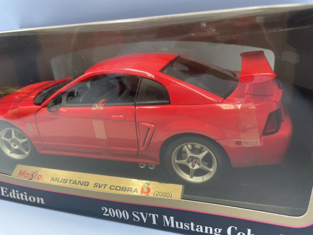 maisto ミニカーマイスト mustang SVT COBRA コブラ　1/18_画像4