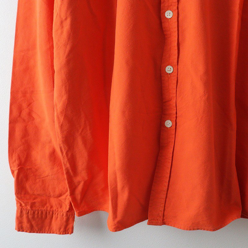 コリュージョン COLLUSION ネオン シャツ ブラウス XS/オレンジ トップス 羽織り カットソー レギュラーカラー【2400013710176】_画像5