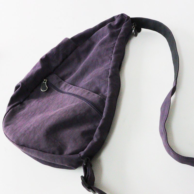 ヘルシーバックバッグ Healthy Back Bag ボディバッグ アメリバッグ/パープル 鞄【2400013727815】_画像1