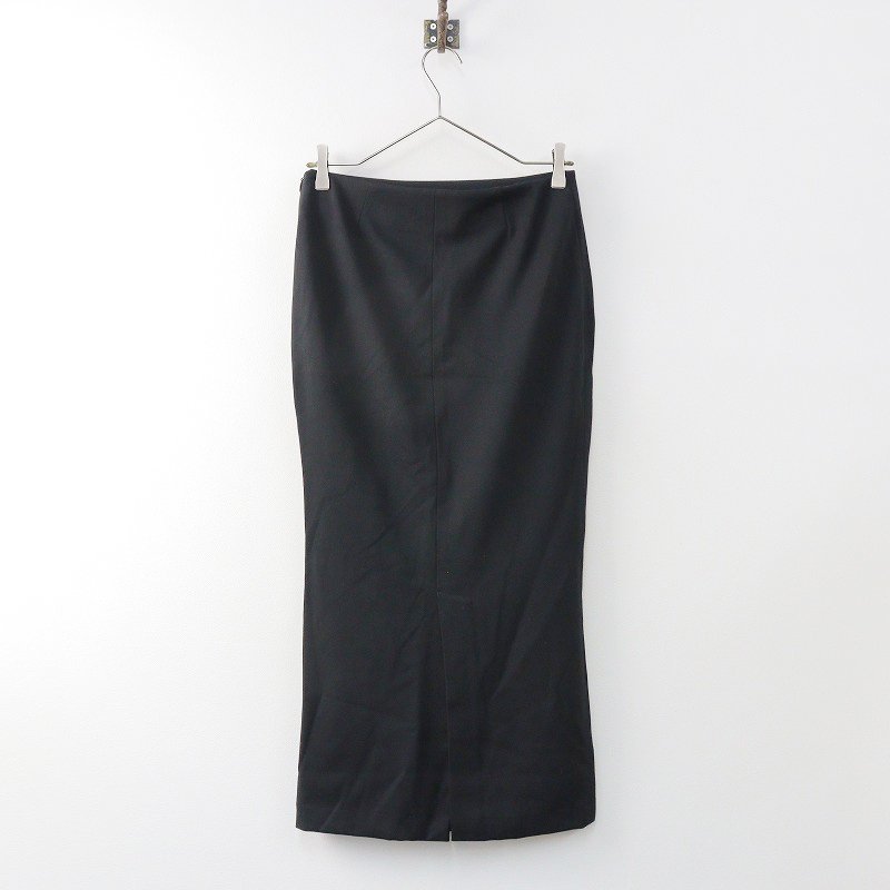 美品 定価2.8万 2020SS アパルトモン L'Appartement PUNCH TIGHT SKIRT ポンチタイトスカート 34/ブラック ロング【2400013756952】_画像2