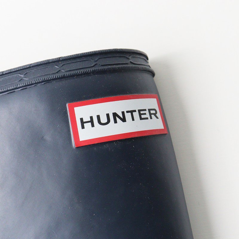 メンズ ハンター HUNTER トールレインブーツ US8/ネイビーグレー 靴 長靴 完全防水 英国 シームレス カジュアル 27cm【2400013732062】_画像6