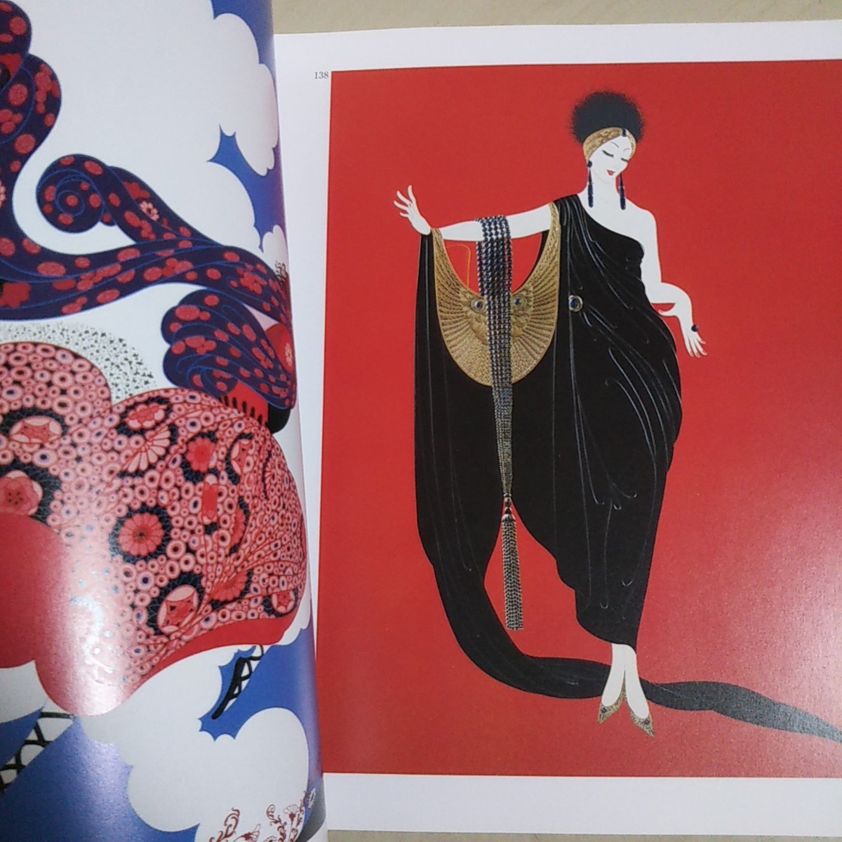 ERTE エルテ 画集 1990年 LEADER OF ART DECO HIS TRIAL THROUGH THE