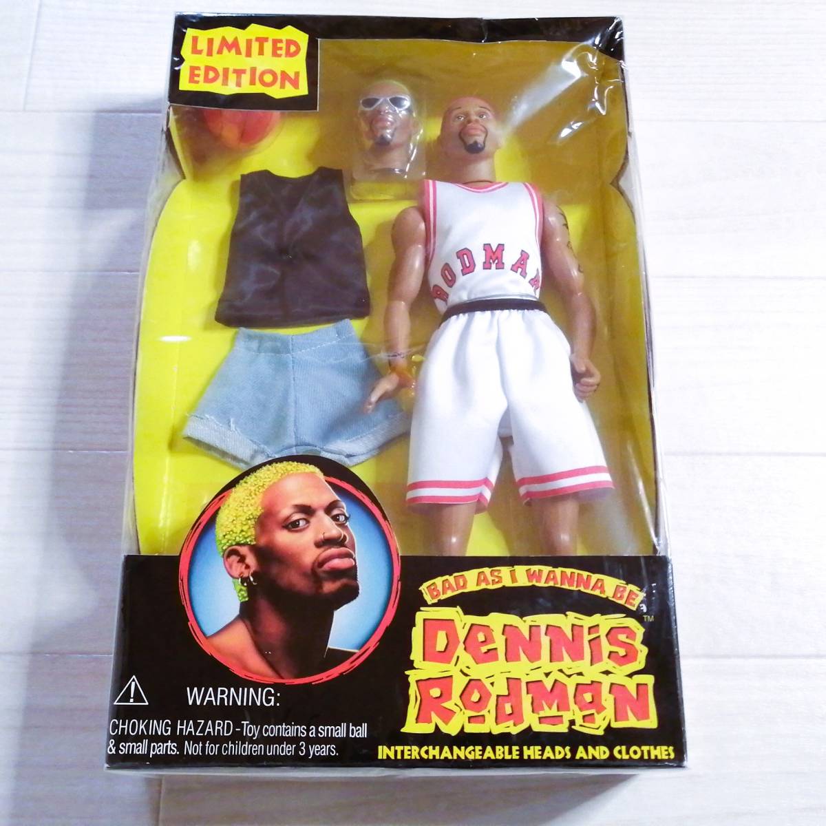 未開封 デニス・ロッドマン ⑦ フィギュア BAD AS I WANNA BE Dennis Rodman 新品 グッズ_画像1