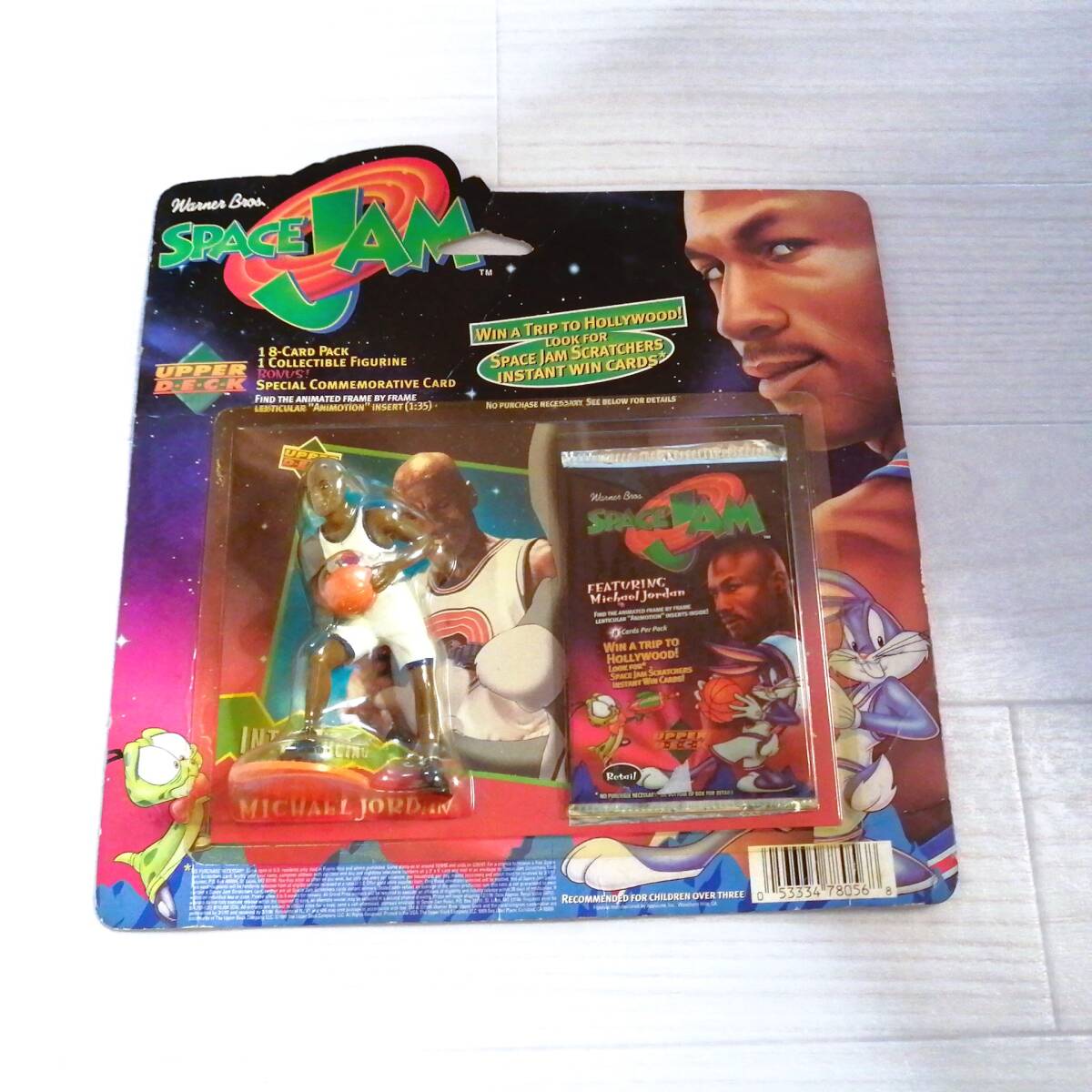 未開封 マイケル・ジョーダン ⑪ フィギュア+space jam トレカ カード（未開封）付 Michael Jordan 新品 グッズの画像1