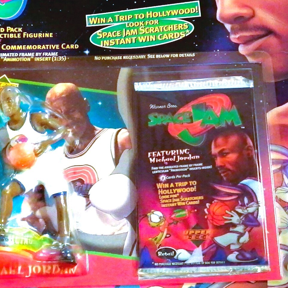 未開封 マイケル・ジョーダン ⑪ フィギュア+space jam トレカ カード（未開封）付 Michael Jordan 新品 グッズの画像2