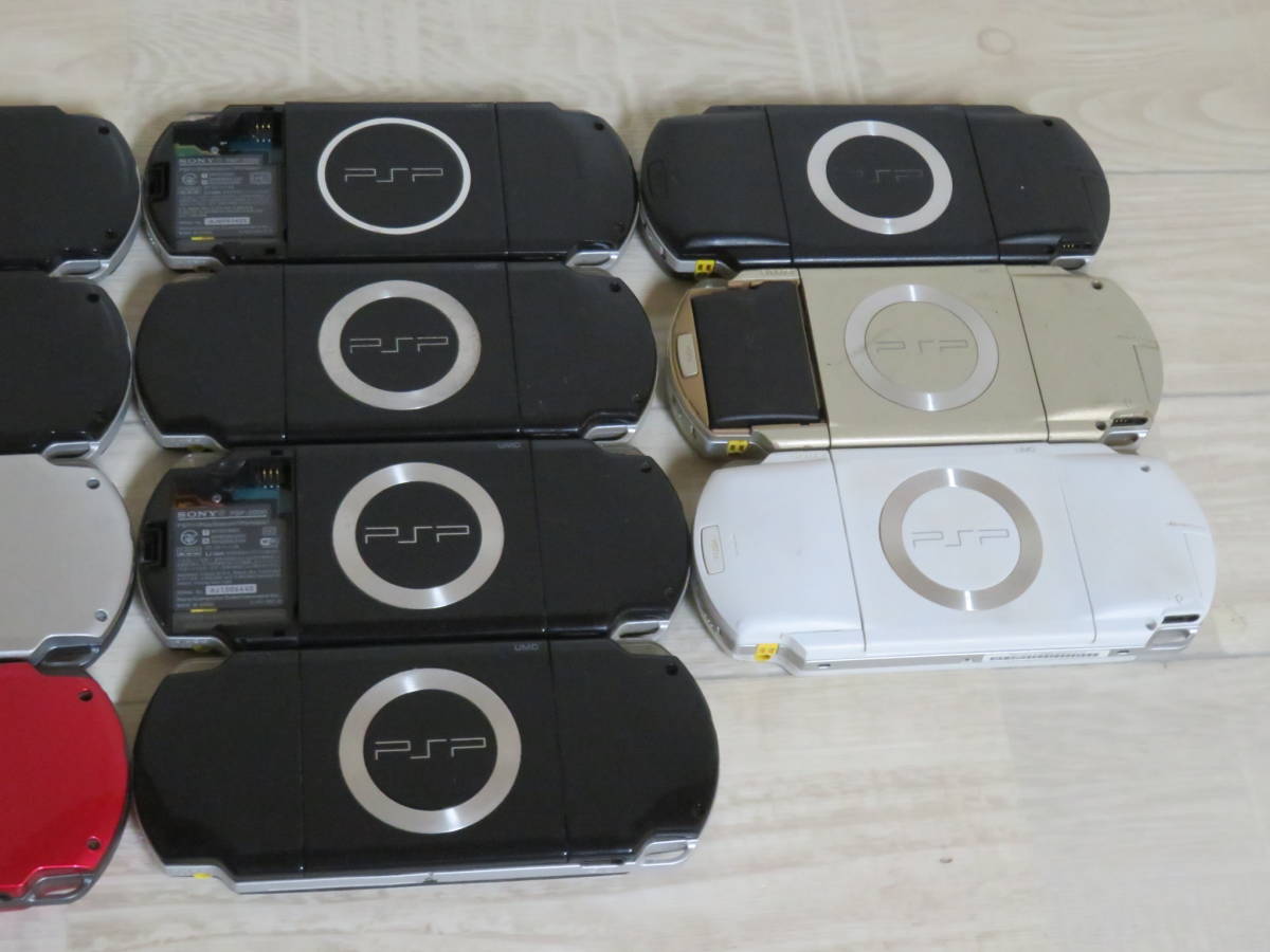 SONY PSP本体 PSP-3000×5台 / PSP-2000×3台 / PSP-1000×3台 / 計11台 まとめ売り 室内保管品 追加画像有り _画像9