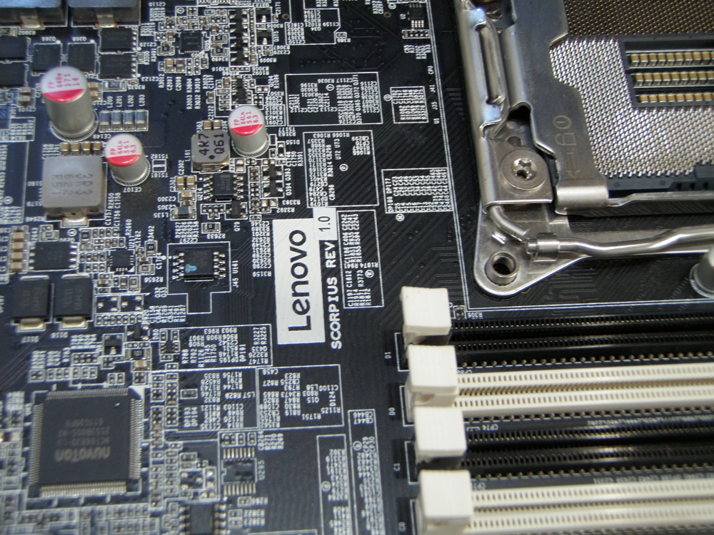 Lenovo P500 motherboard operation verification ending 