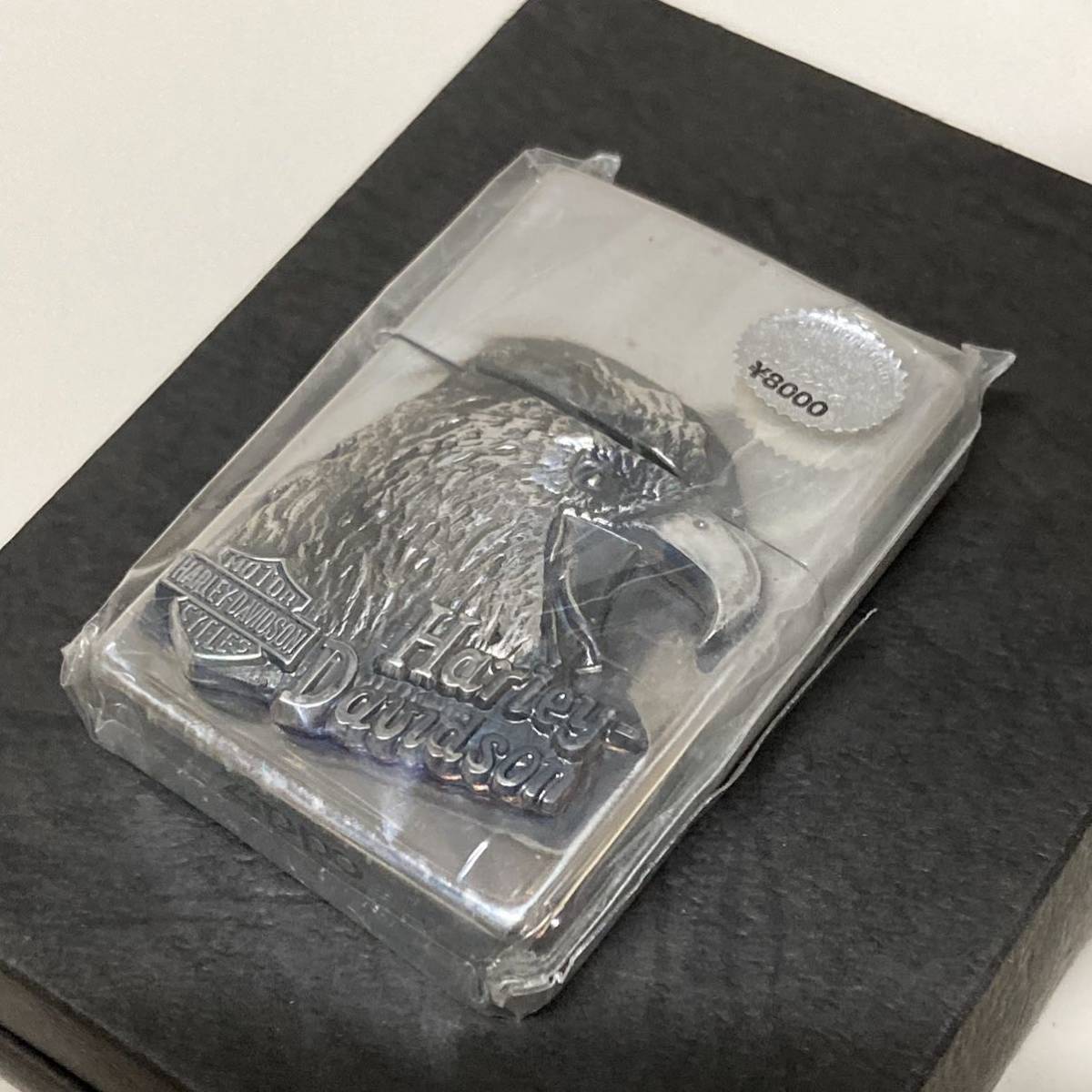 【未使用未着火】ジッポー☆94☆X☆ZIPPO☆HARLEY-DAVIDSON☆ハーレーダビッドソン☆ビッグメタル☆1994年製造☆シルバー色_画像5