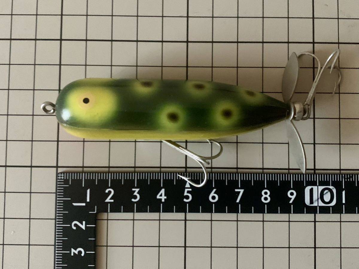 ヘドン マグナム トーピード Heddon magnum Torpedo ダイリツ F フロッグ ヨコワレ old 送料230円 ルアー オールド 直ペラ プラドコ_画像5