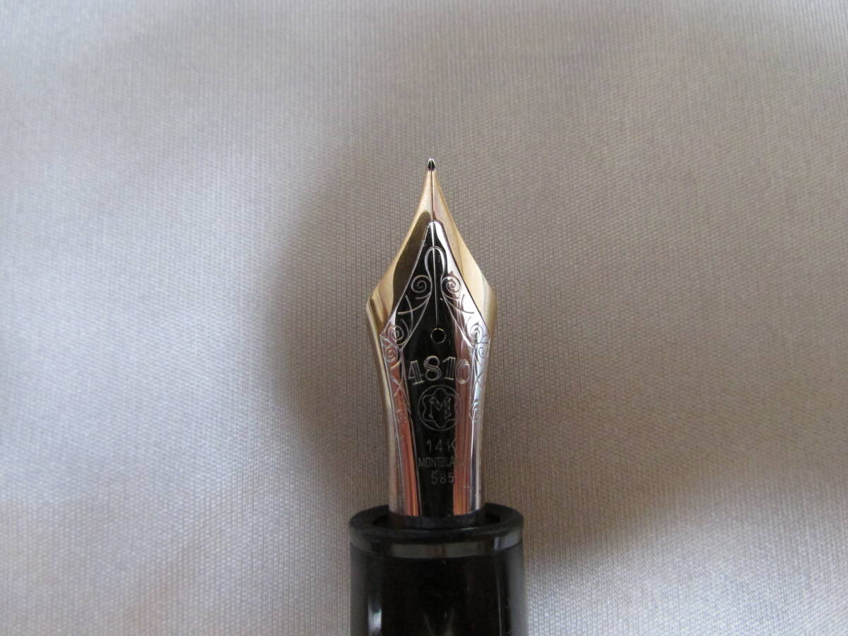 ■MONTBLANC モンブラン 万年筆 マイスターシュテュック No.149 14k 4810 ペン先585■_画像4