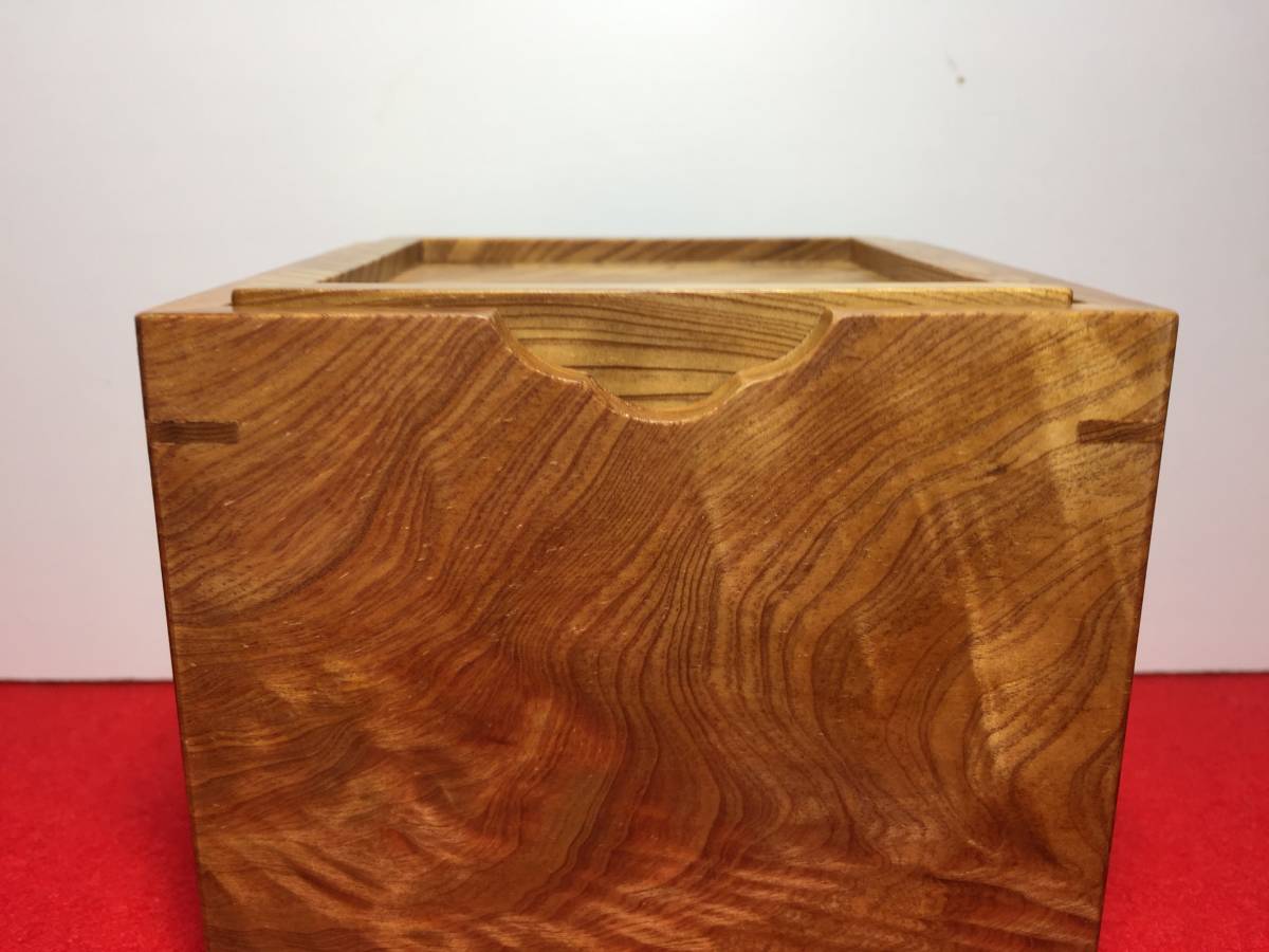 10 high class piece box . tree shop . Japanese cedar handicraft interior furniture World Heritage case accessory box key box 