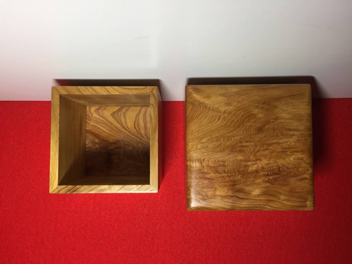 10 high class piece box . tree shop . Japanese cedar handicraft interior furniture World Heritage case accessory box key box 