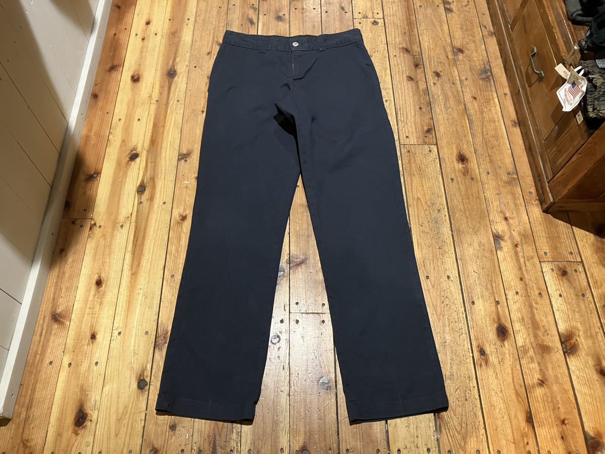 Dickies USA輸入　w30 ネイビー　ワークパンツ　100円スタート　売り切り　チノパン　古着_画像1