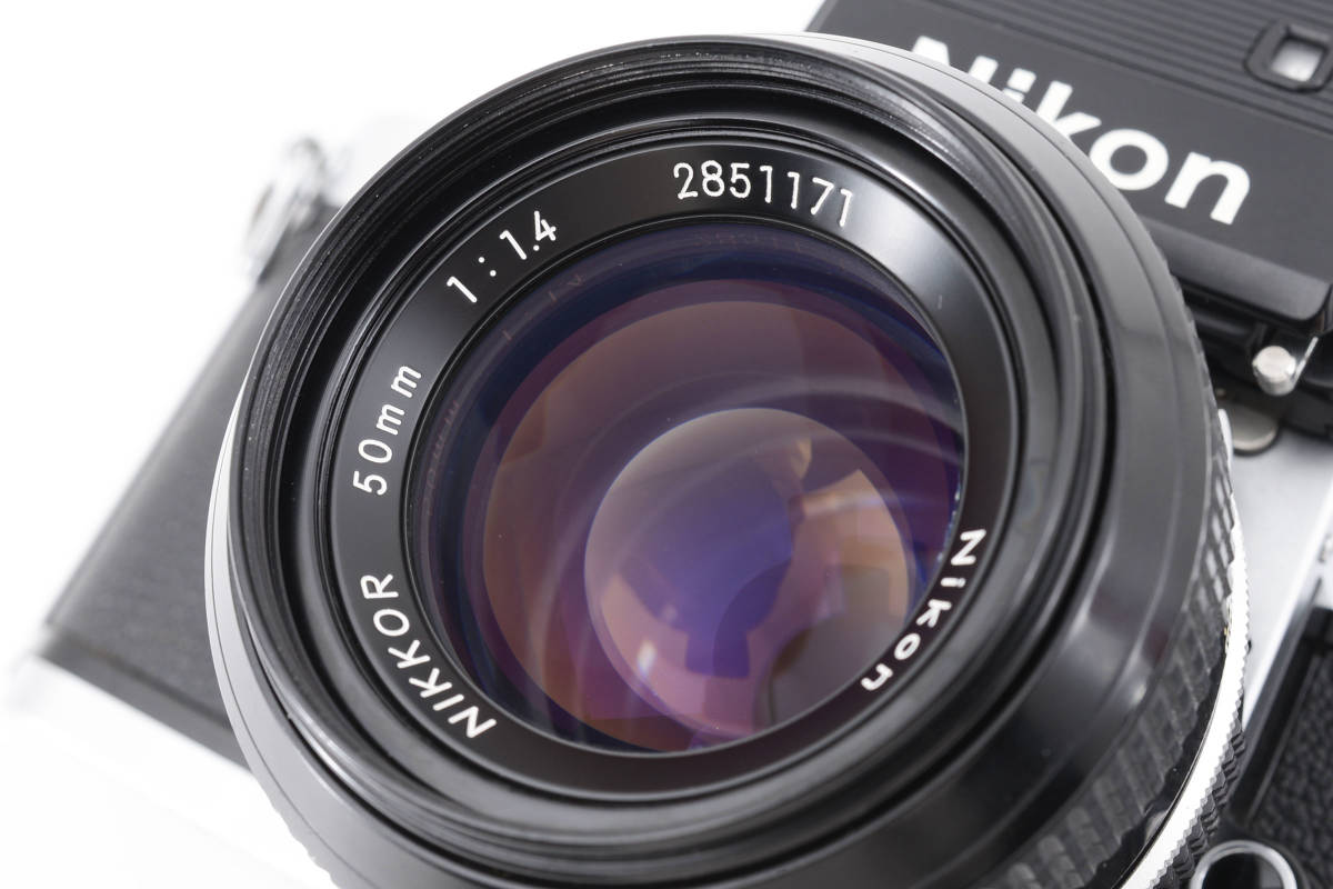 3312 【良品】 Nikon F2 Photomic S Film Camera non-Ai 50mm f1.4 MD-2 ニコン MFフィルムカメラ MF単焦点レンズ 0204の画像10