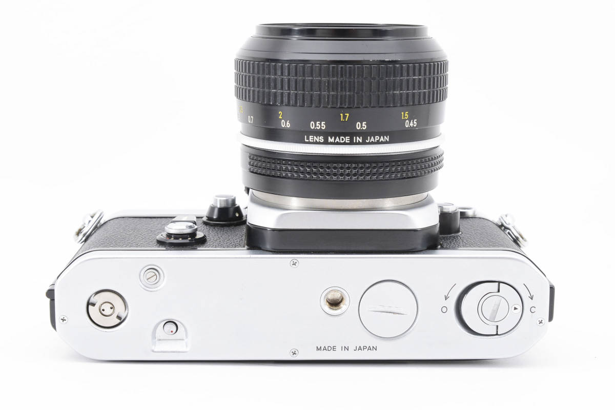 3312 【良品】 Nikon F2 Photomic S Film Camera non-Ai 50mm f1.4 MD-2 ニコン MFフィルムカメラ MF単焦点レンズ 0204の画像7