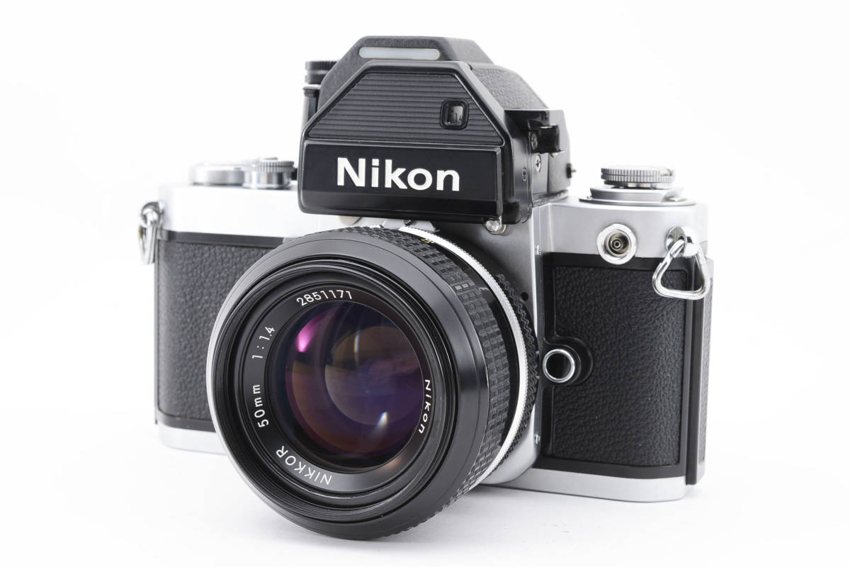 3312 【良品】 Nikon F2 Photomic S Film Camera non-Ai 50mm f1.4 MD-2 ニコン MFフィルムカメラ MF単焦点レンズ 0204の画像2