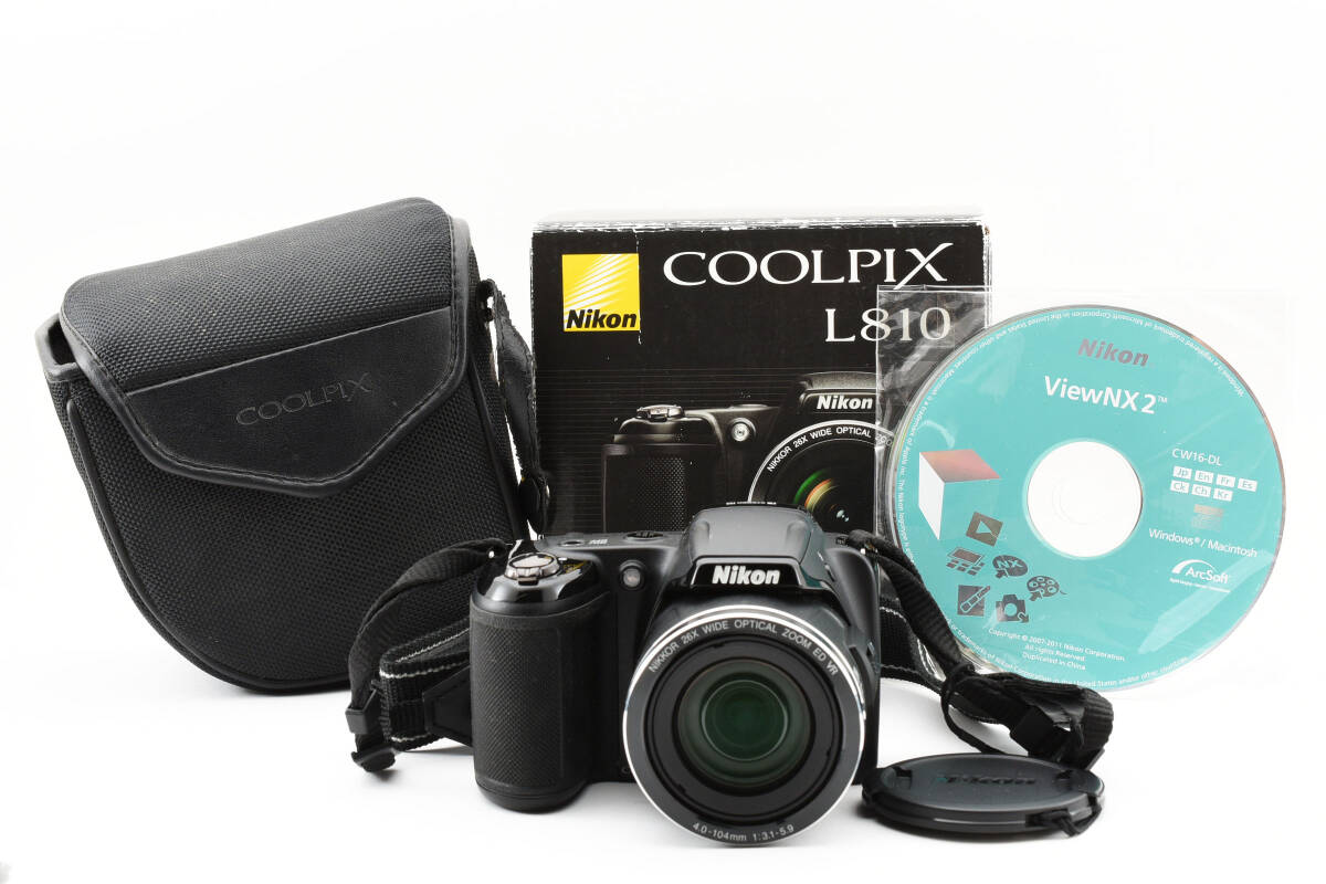 3354 【良品】 Nikon COOLPIX L810 Digital Camera ニコン コンパクトデジタルカメラ 0224