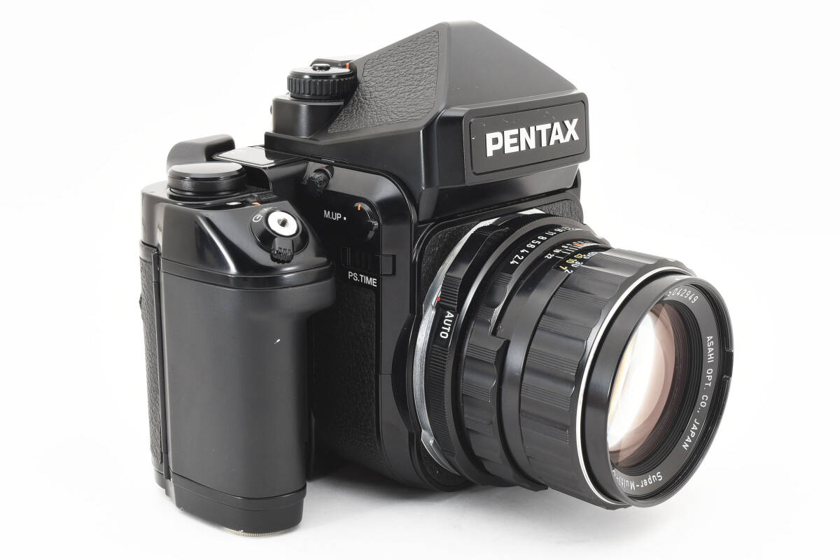 3394 【良品】 PENTAX 67II Super-Multi-Coated TAKUMAR 6x7 105mm 2.4 ペンタックス フィルム ミディアムフォーマット 0229_画像3