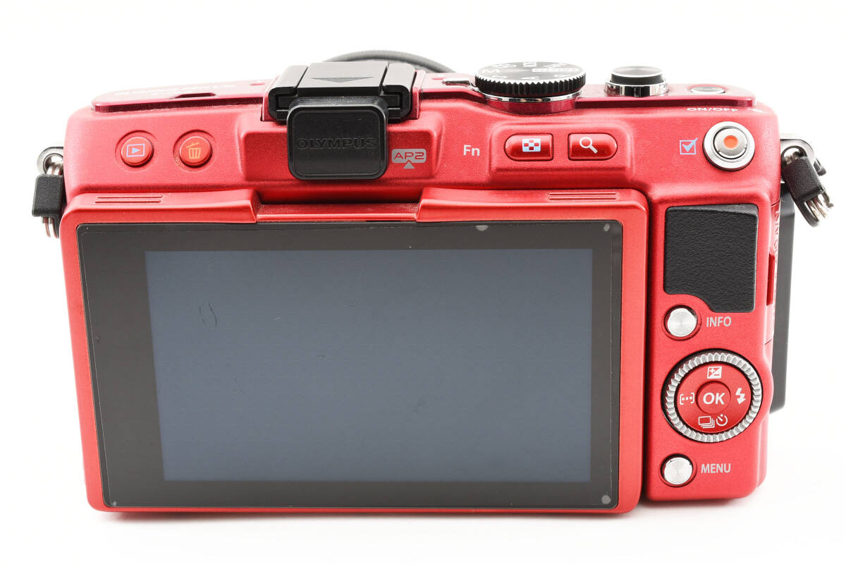 3395 【良品】 OLYMPUS PEN Lite E-PL6 DSLR Camera +14-42mm II Lens オリンパス デジタル一眼レフカメラ AFズームレンズ 0229_画像5