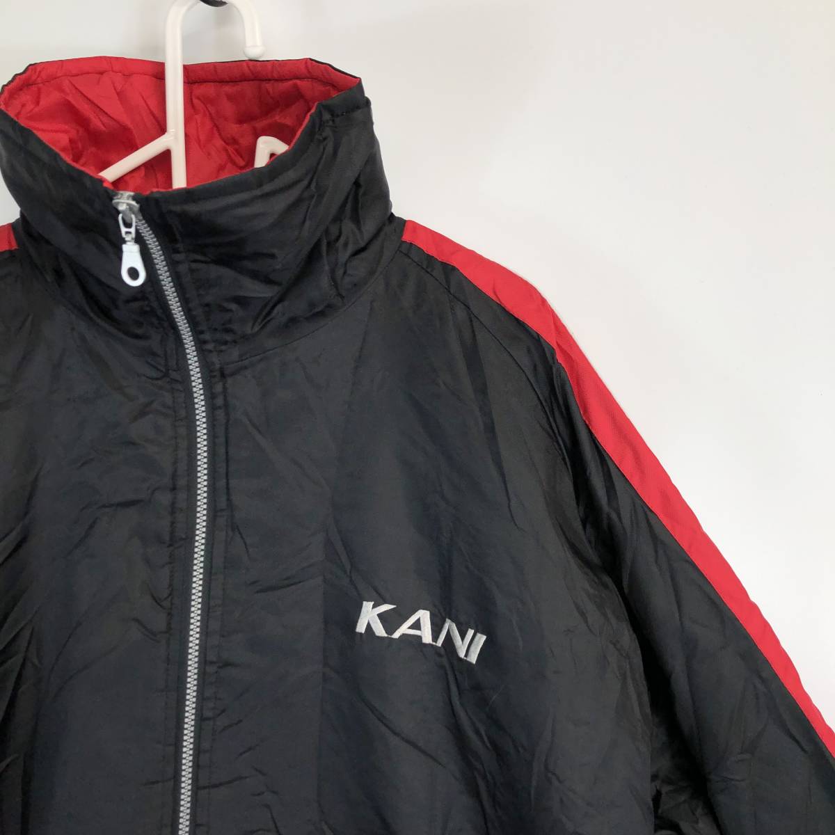 90s Karl Kani(カールカナイ) 中綿入りナイロンジャケット L 90s Karl Kani(カールカナイ) 中綿入りナイロンジャケット L