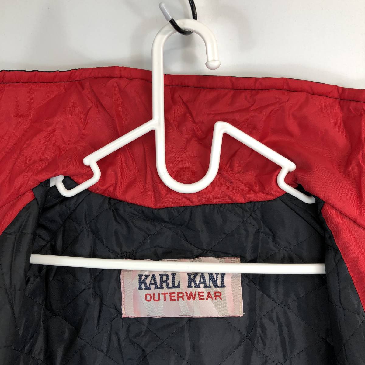 90s Karl Kani(カールカナイ) 中綿入りナイロンジャケット L 90s Karl Kani(カールカナイ) 中綿入りナイロンジャケット L