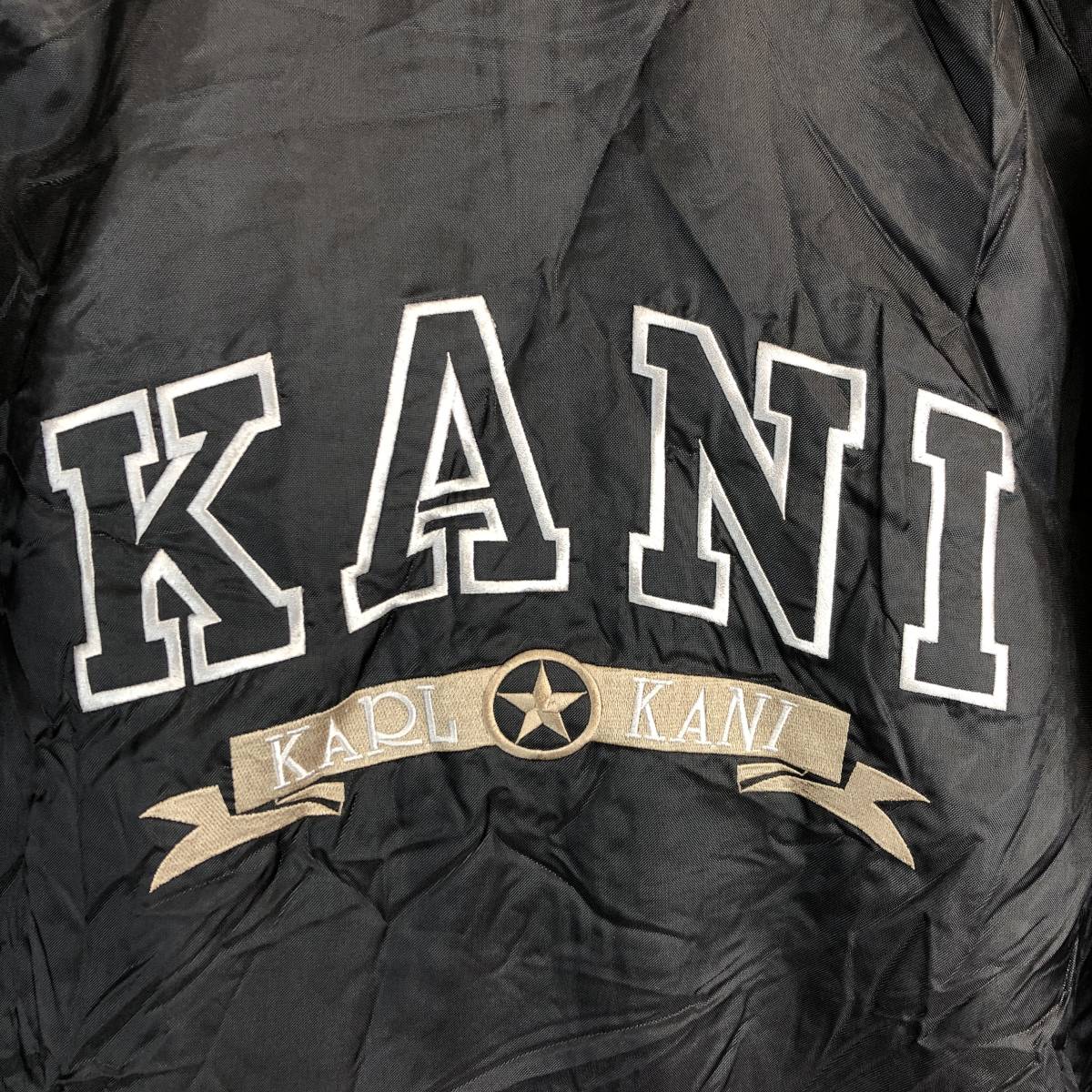 90s Karl Kani(カールカナイ) 中綿入りナイロンジャケット L 90s Karl Kani(カールカナイ) 中綿入りナイロンジャケット L