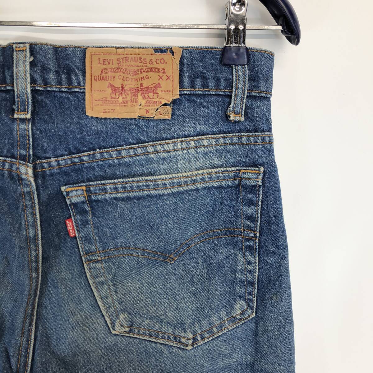 90s USA製 リーバイス 517 ブーツカット デニムパンツ W33 517 90s USA製 リーバイス 517 ブーツカット デニムパンツ W33 517