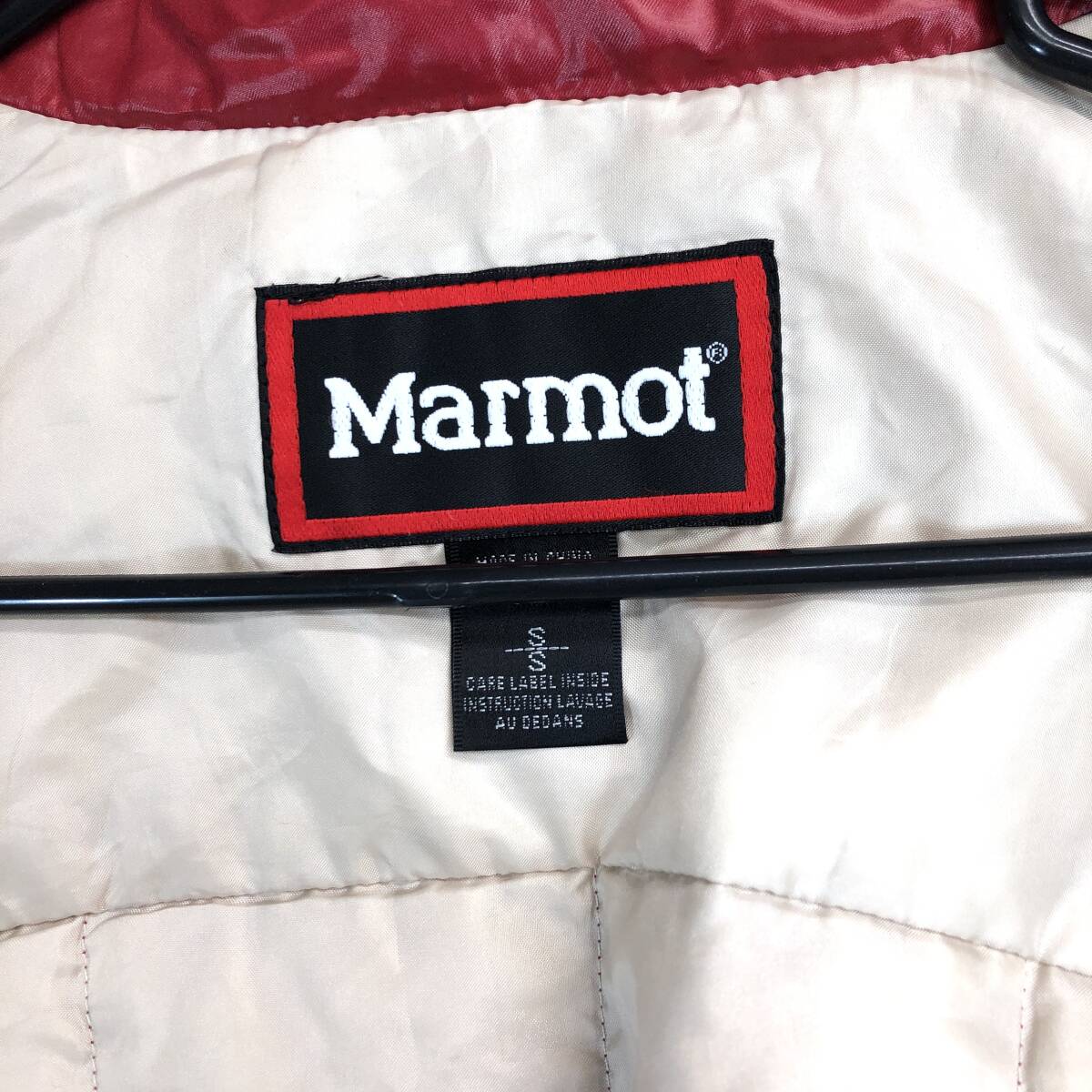 マーモット Marmot ダウンジャケット 薄手 レディースSサイズ MJD-8177W_画像6