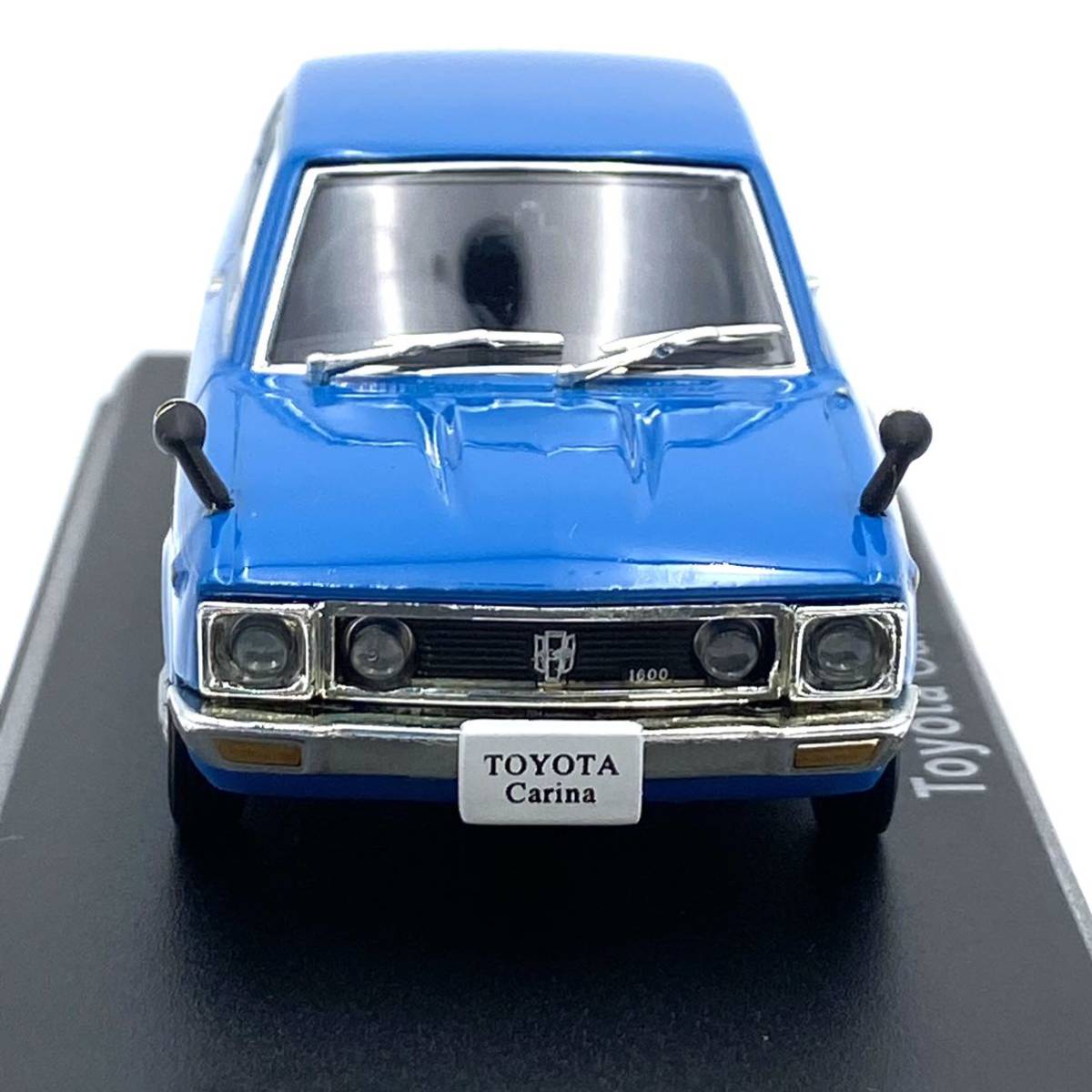 未展示 絶版 1/43 国産名車 コレクション Toyota Carina 1970 トヨタ カリーナ ブルー ダイキャスト ミニカー 希少_画像3