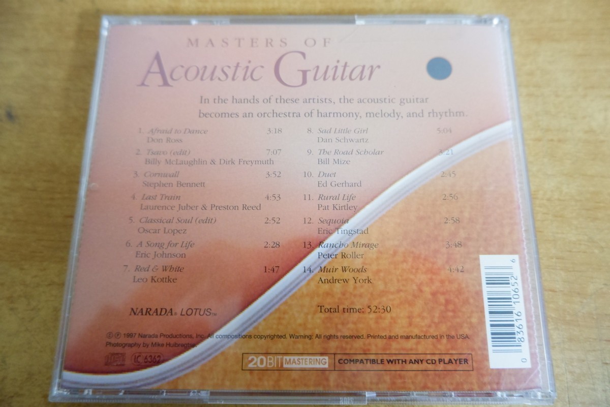 CDk-5093 Masters Of Acoustic Guitar_画像2